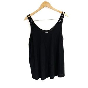 ⭐️3/$25 H&M Tank top Black size M